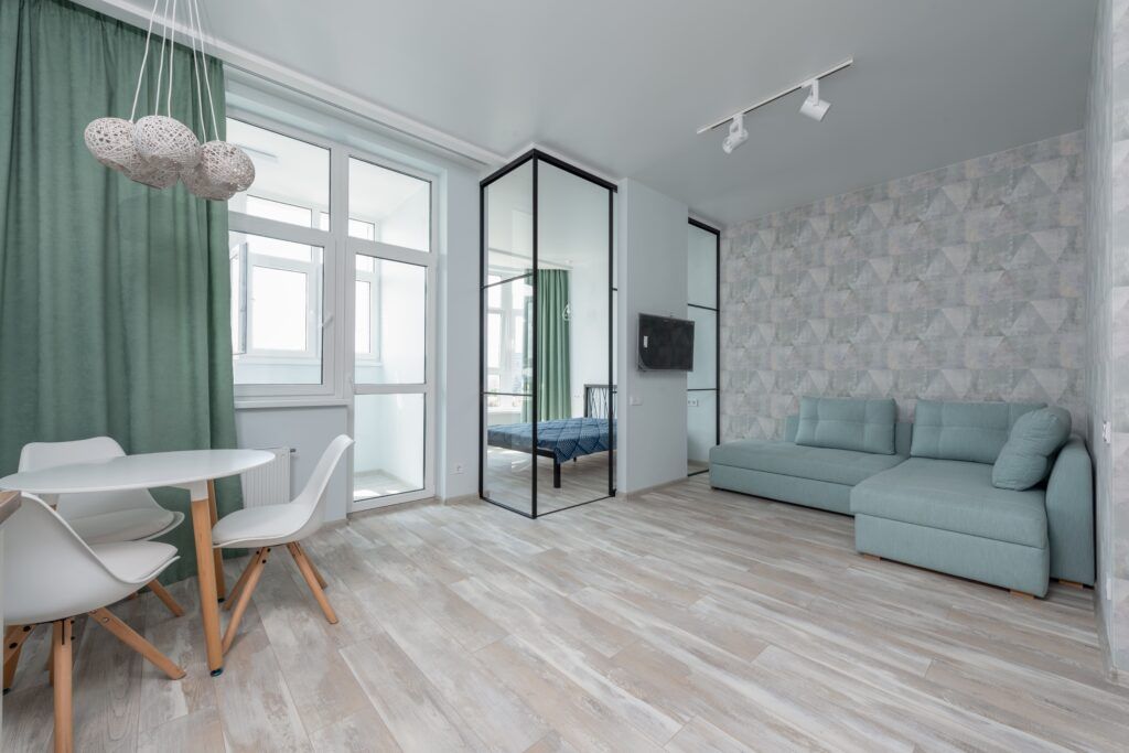 wallpaper matching furnishing
